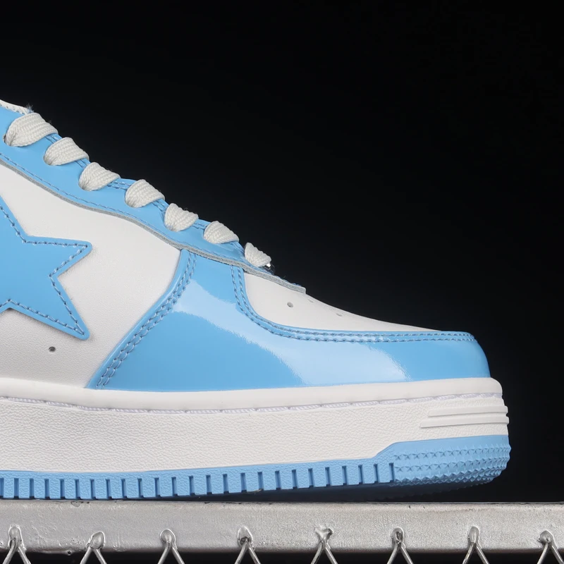 Дизайнерская брендовая Роскошная обувь кроссовки BP SK8 Sta мужская Bap бежевого цвета от Bapestas для мужчин и