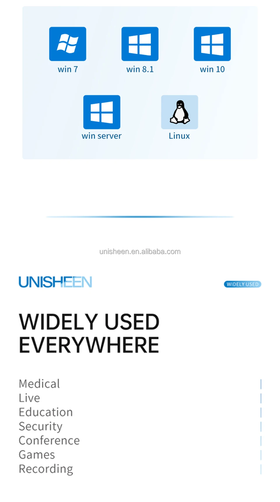 Unisheen Uc3540s Game Recorder Win10 Linux Streaming Zoom Vmix Vj Obs 4 Channel 1080p 3g Sdi