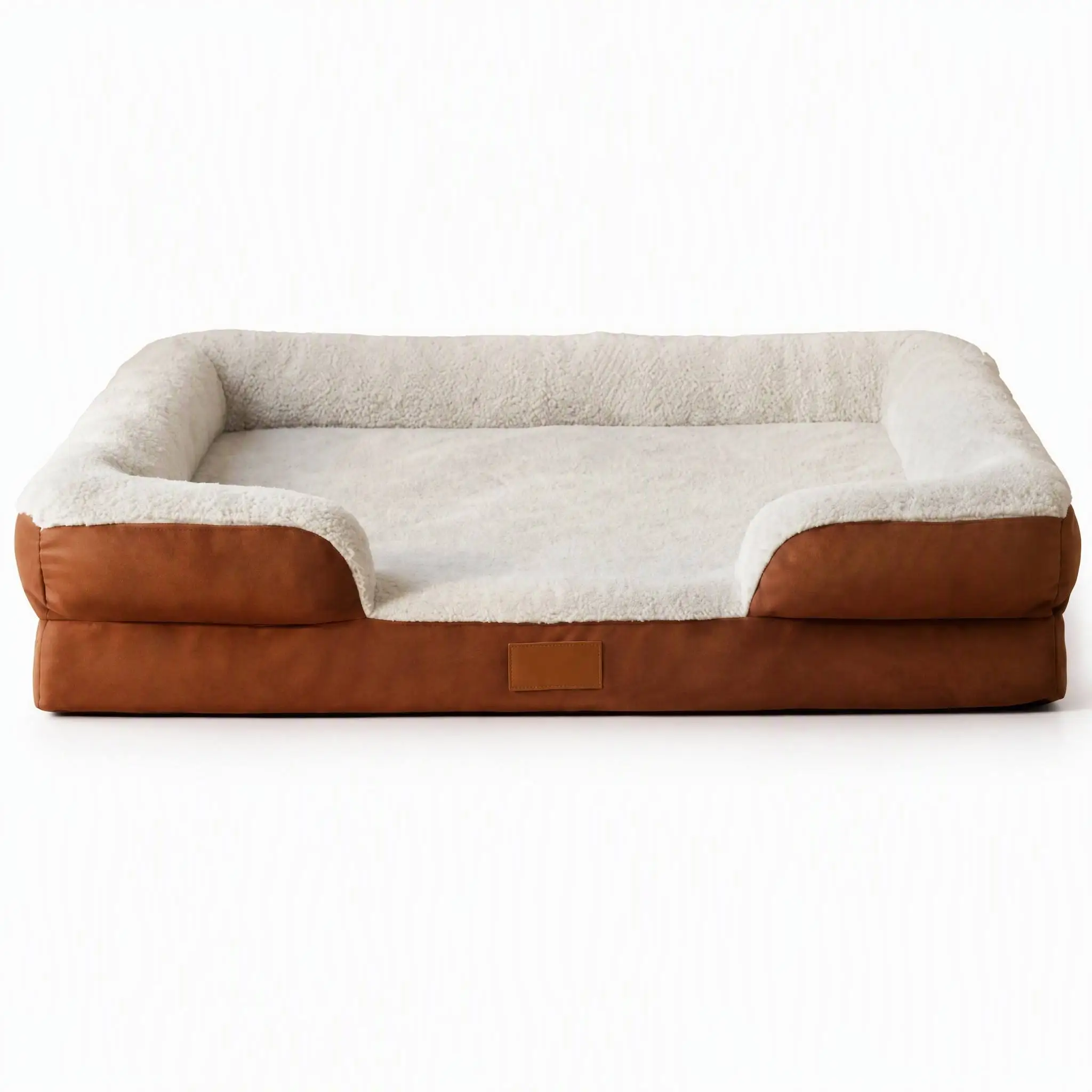 Luxury Velvet Sofa Dog Bed Orthopedic — Product details 1