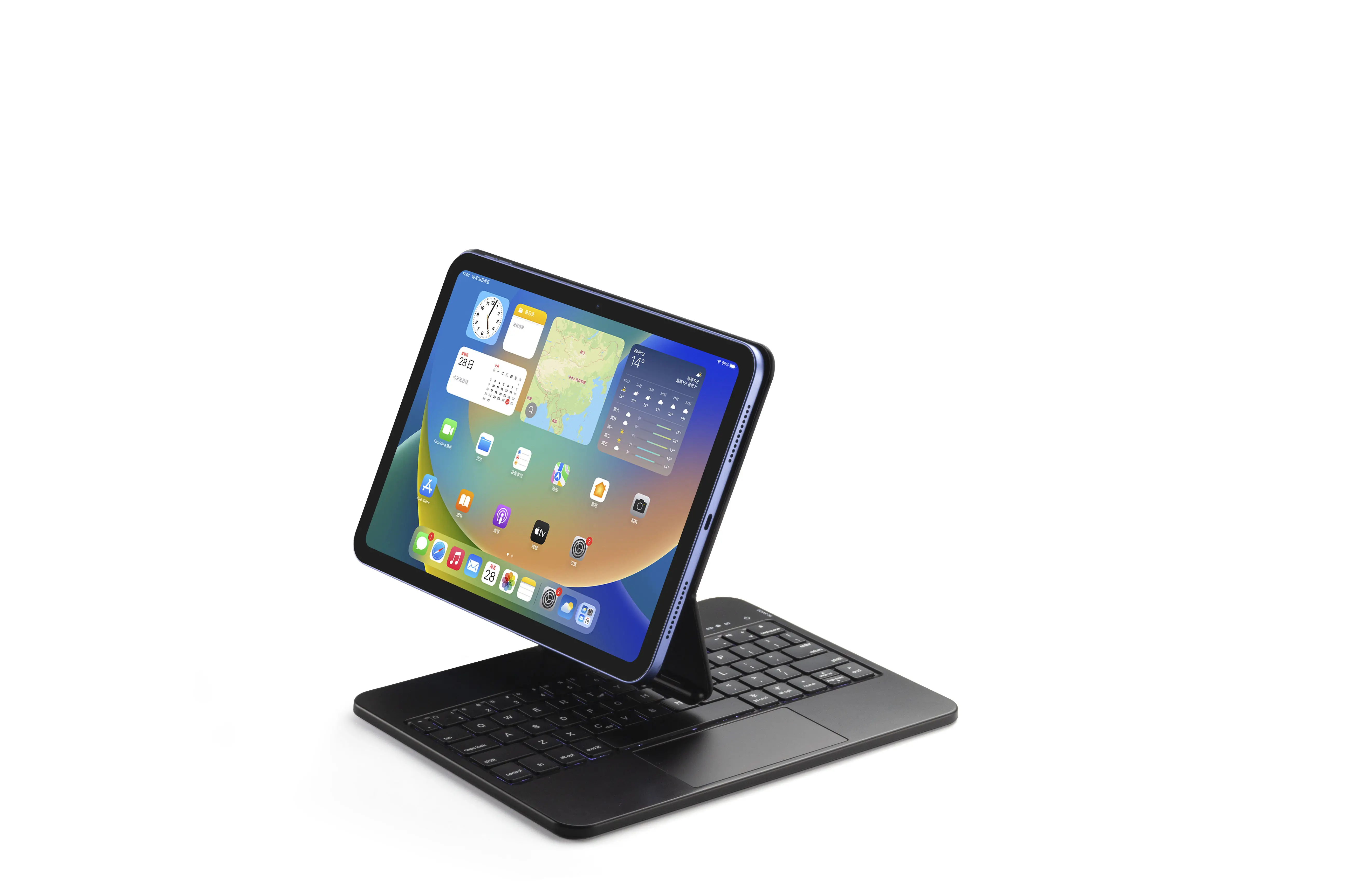 product wireless smart magic keyboard case for ipad 109 inch 11inch with trackpad rgb backlit keyboard case accept customization oem-6