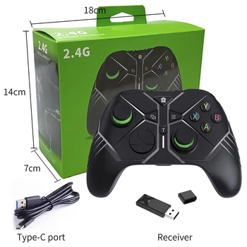Enhanced 2.4GHz Wireless Gamepad Controller for Xbox Series X/S Elite/PC Windows 7/8/10 with Joystick Handle