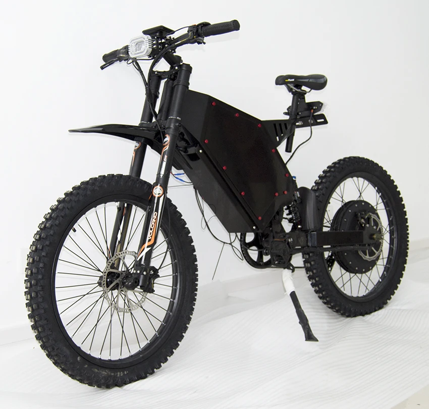 電動自転車26*2.6赤黒白680dhフロントフォーク付き電動自転車