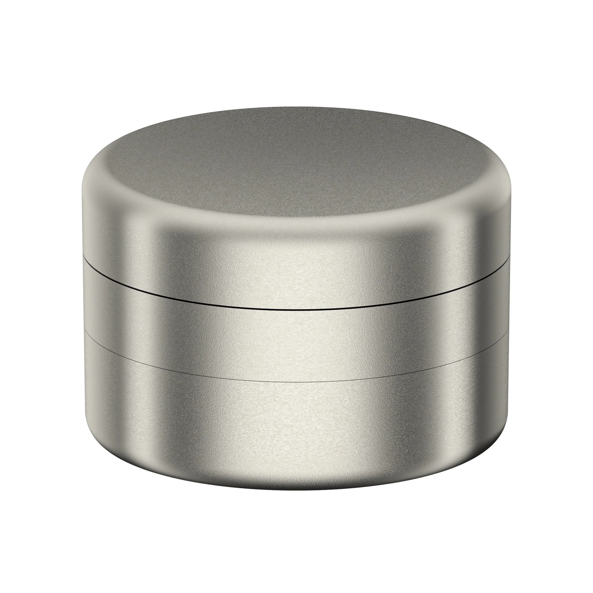 New Design Simple Hand Crank Custom Made 3 Part Private Label Novelty Titanium Manual Herb Grinder