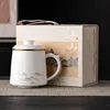 Yangzhi jade porcelain office cup, see picture