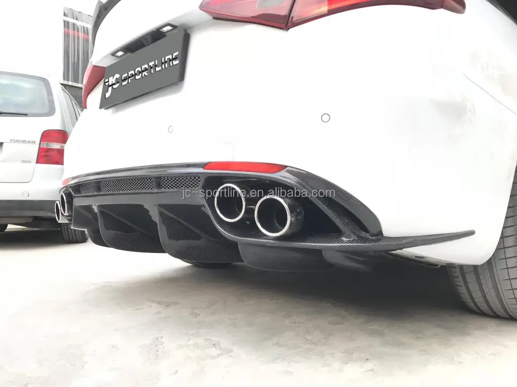 Carbon Fiber Rear Diffuser for Alfa Romeo Giulia 2015-2021 | Body Kit ...