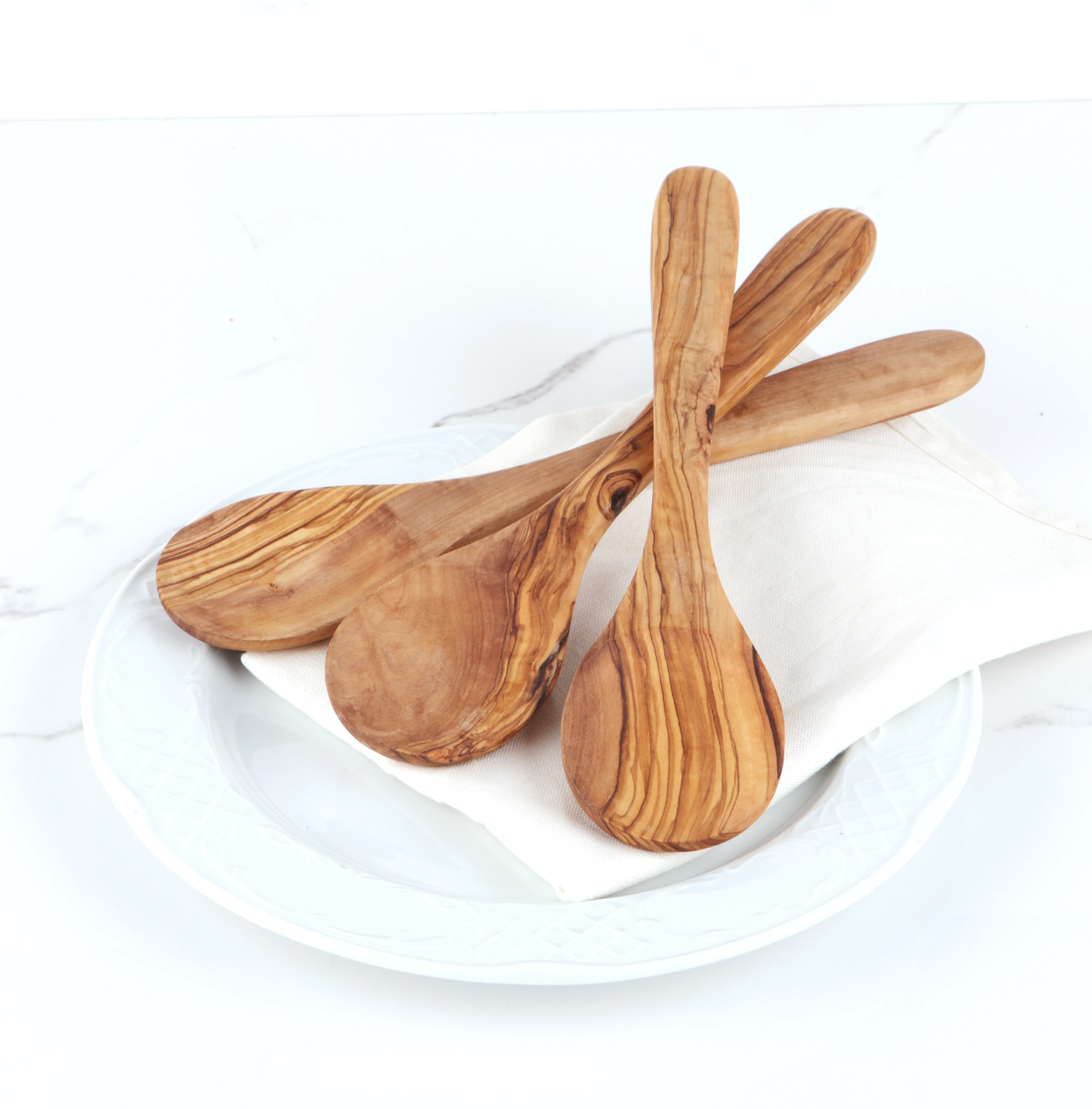 Kitchen Utensil Set Handmade from Olive Wood - Artisraw