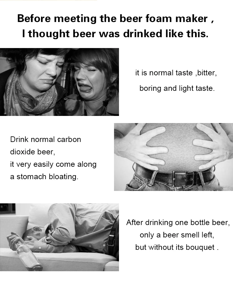 Head Creator Drink Frother Exquisite Beer Bubble Maker Device Ultrasonic Wave Handy Beer Server factory
