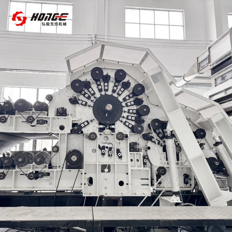 HongYi High Cost Performance Automatic Textile Sliver Making Machine Cotton Carding Machine for Non Woven Fabric Production Line
