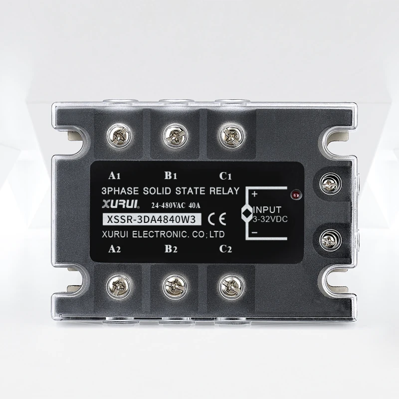 XURUI three phase 10A-75A miniature solid state relay ssr