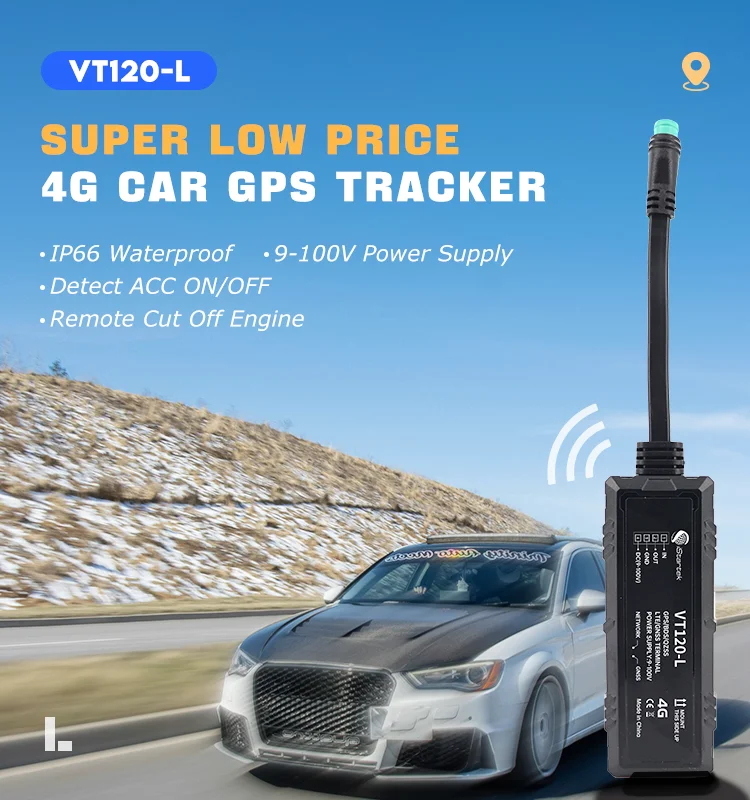 Engine Function GPS Tracker with Iot Platform & IP66 Waterproof