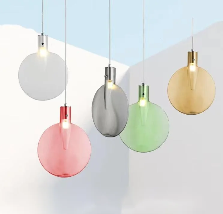 
Классический Стеклянный светодиодный подвесной светильник в скандинавском стиле 