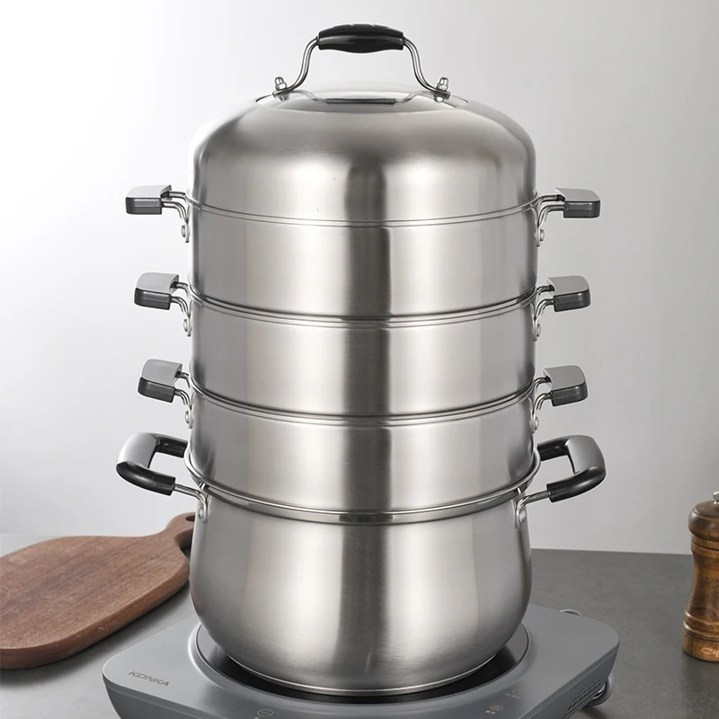 4Layer Stainless Steel Steamer - 30CM