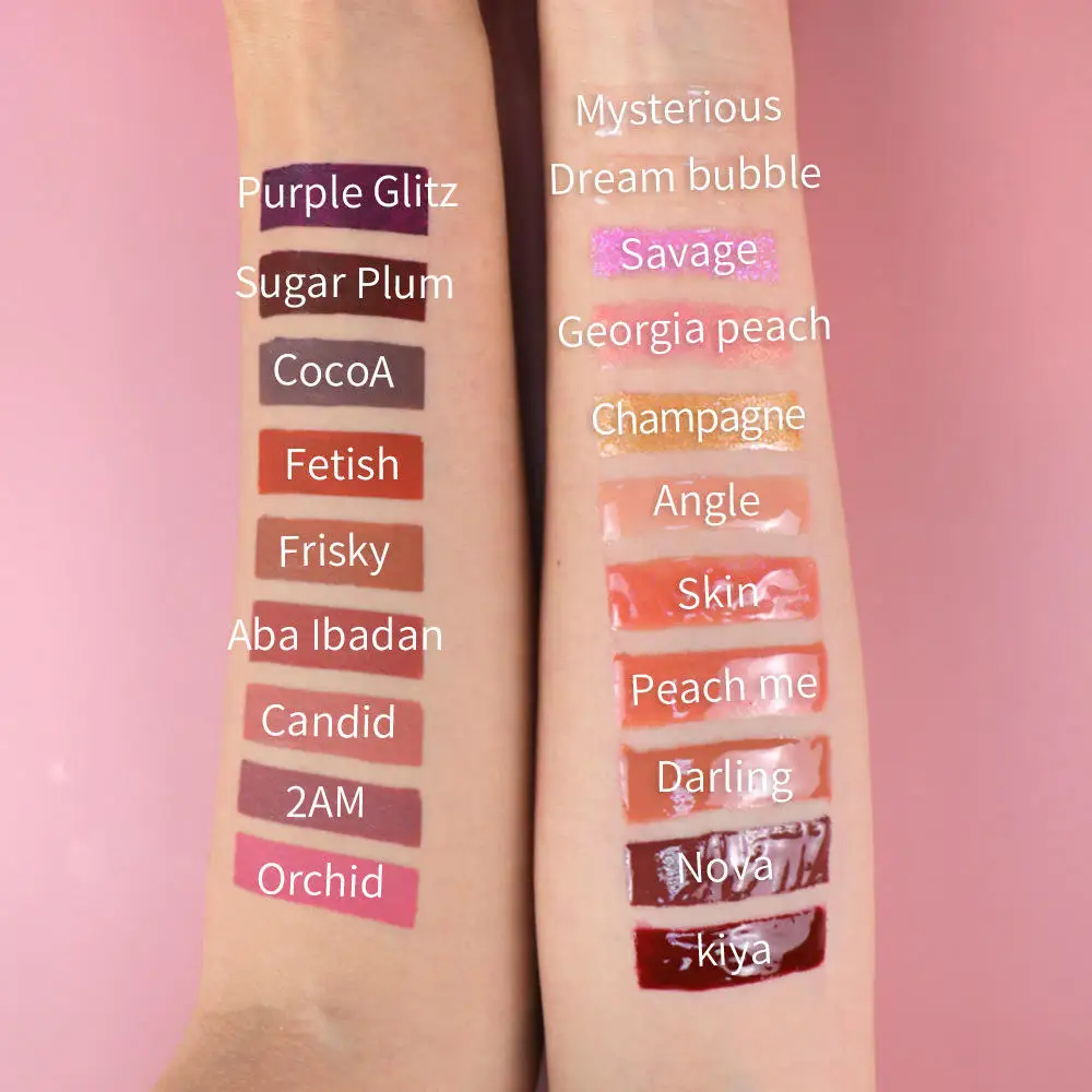 Новое поступление длительный губная помада тени слеза тянуть мерцающий блеск удивительные 6 видов цветов водонепроницаемый макияж матовых оттенков модная пикантная