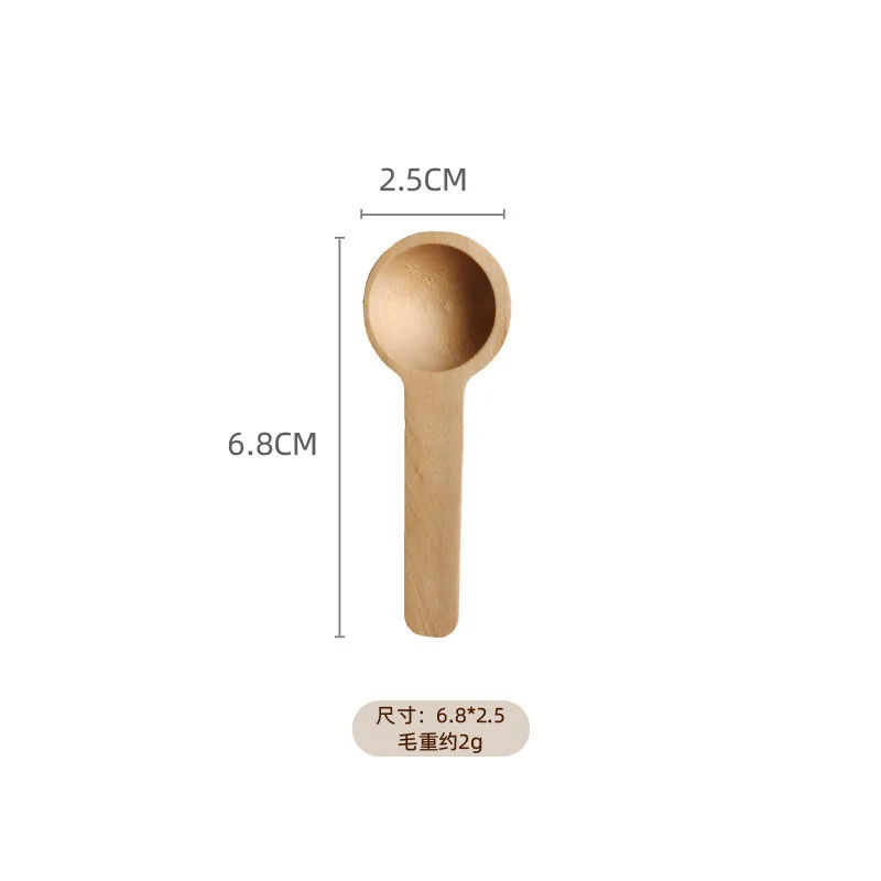 Mini Tasting Spoons Condiments Salt Scoop Kitchen Cooking Seasoning Oil Coffee Tea Sugar Mini Nature Small Wooden Spoons