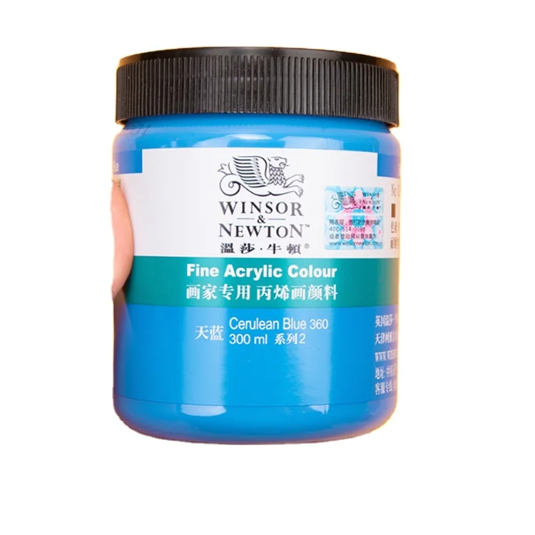 Winsor Ньютона прекрасного качества 300 мл акриловые краски акрил цвет для окраски с ярким цветом A-1300