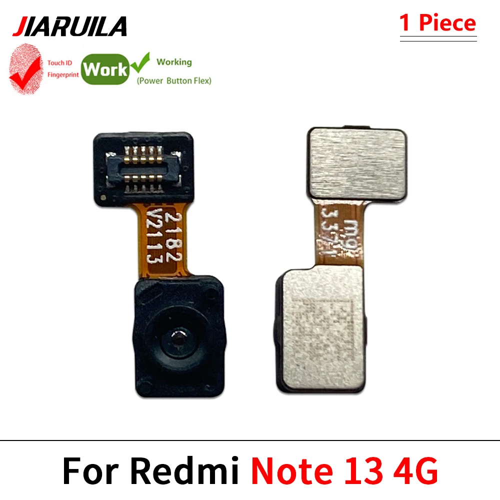 Kit Compatibile Per Xiaomi Redmi Note 8 Pro – Flat Flex Tasto Home Centrale + Lettore Impronte Digitali (nero)