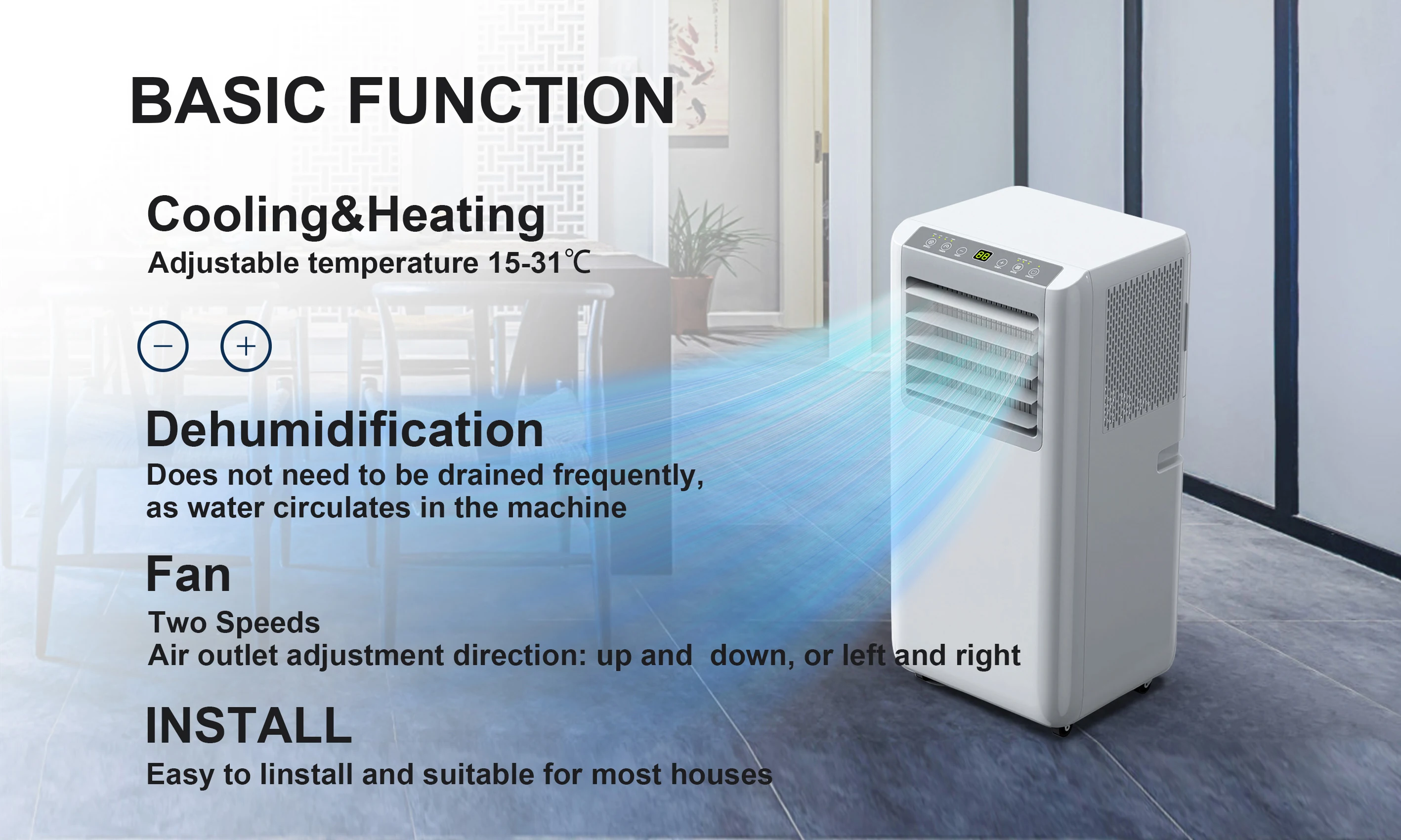 Air Purifier Midea Easy Cool Portable Air Conditioner Midea