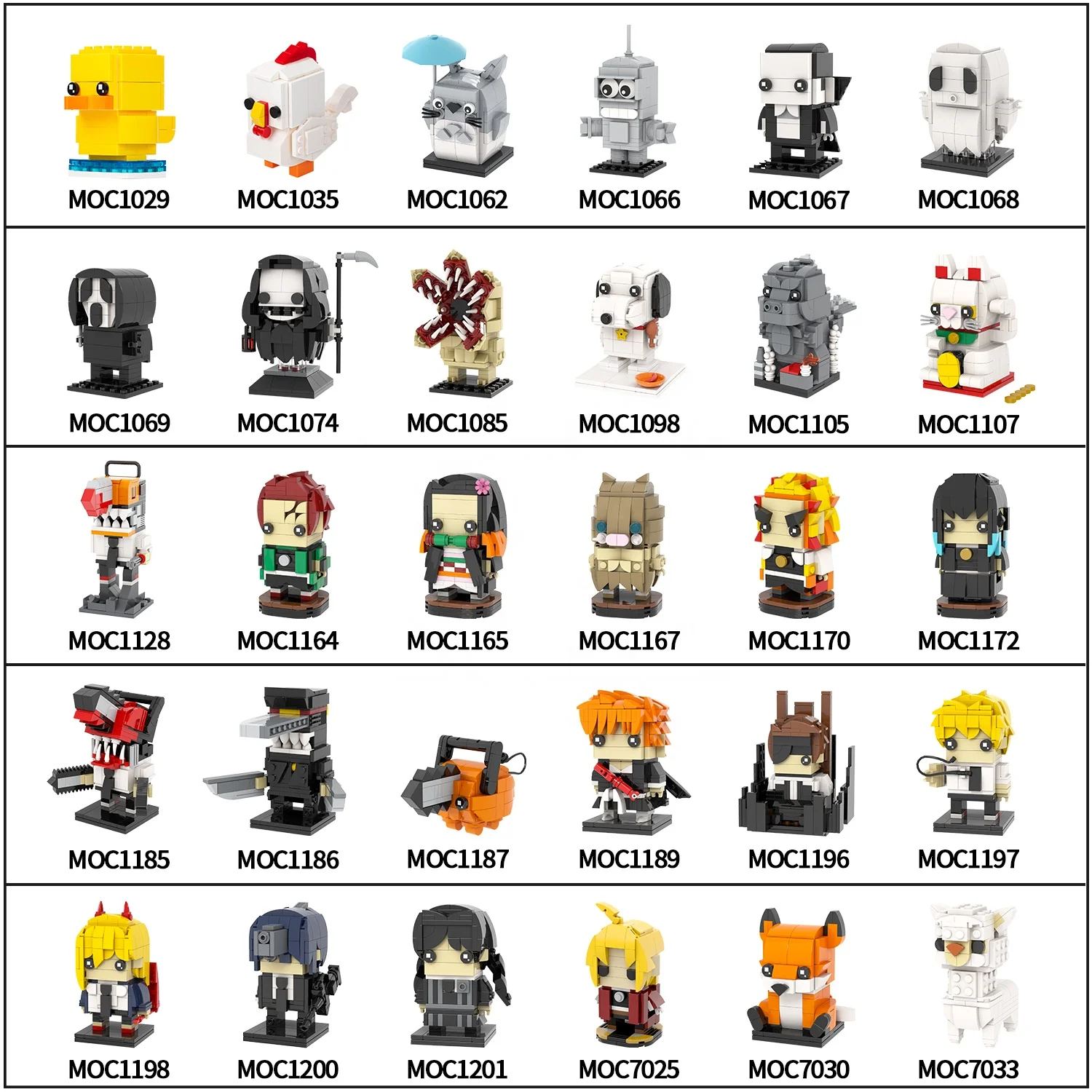 Custmozied Anime Figure FNAF Springtrap Brick Head Mini Toys Building Bricks Sets Figures Promotional Toys 5 Nights at Freddy