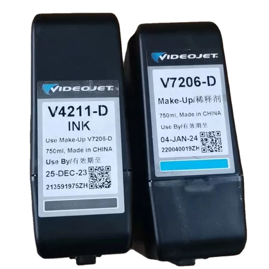 V4211-d Чернила V7206-d Make Up Videojet Оригинал Для 1580 И 1860  Cij-принтеры - Buy High Quality V4211-d Videojet Ink  Cartridge,V4211-d,Videojet Black Cartridge V4211-d Product on Alibaba.com