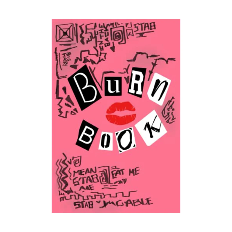 Mean Girls Burn Book Notebook  Burn Book Mean Girls Samsung - Pillowcase  Polyester - Aliexpress