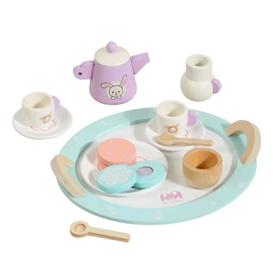 2026 Best-Selling Rabbit Afternoon Tea Set Montessori Educational Kitchen & Food Toys Direct Sale Manufacturer for Boys Girls
