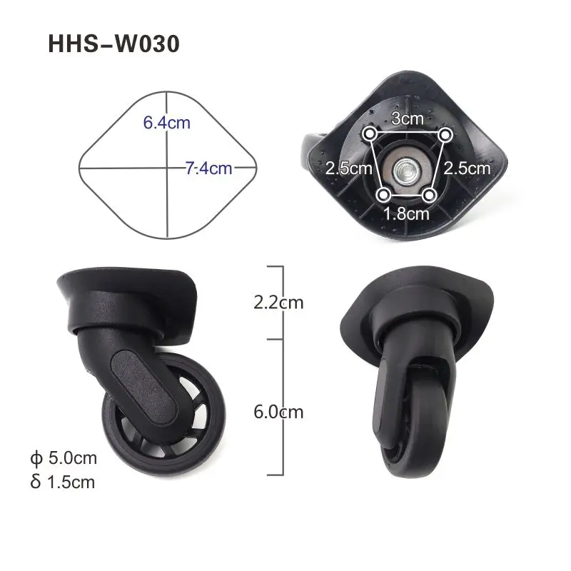 Heavy Duty Replacement Luggage Wheels for Delsey Suitcase OEM/ODM
