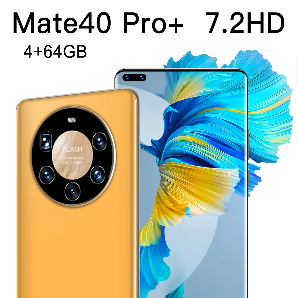 Mate40Pro + 5G 7,3-дюймовым HD монитором под управлением 6000 мА/ч, ультра-большая емкость аккумулятора мобильного телефона высокопроизводительный смартфон