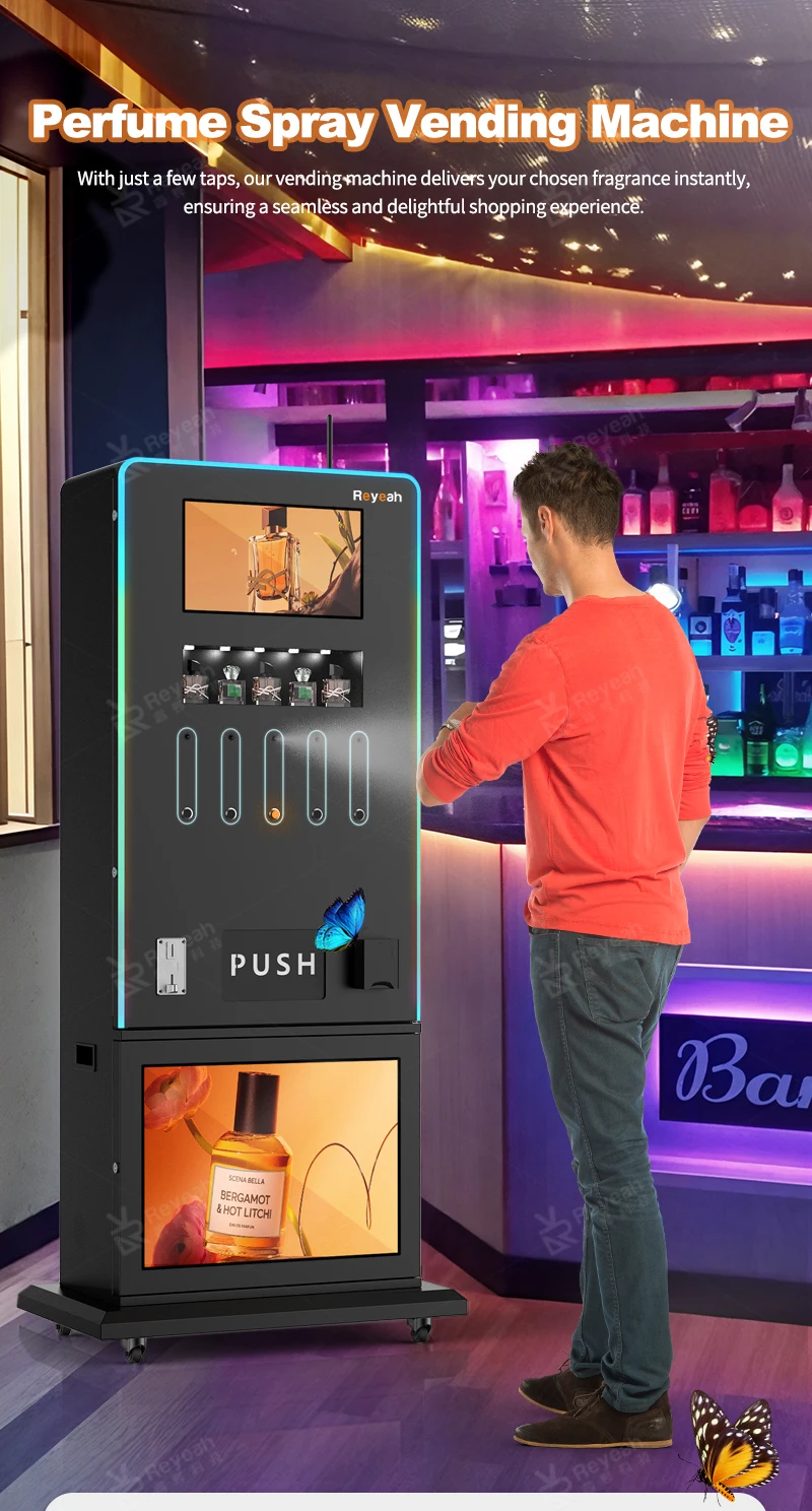 Perfume Vending Machine For Sale Combo - Dubai Spray Vending Machine ...