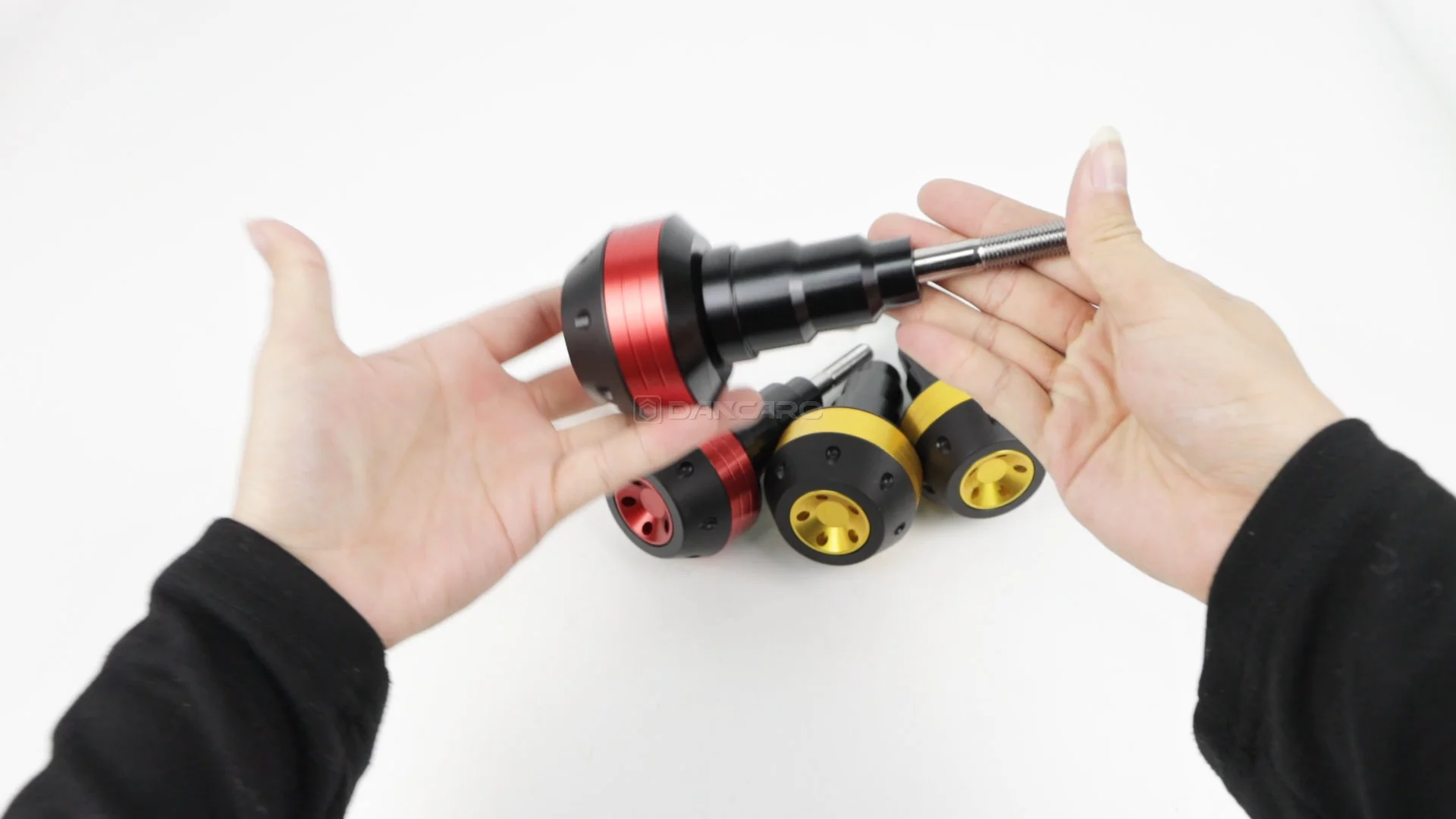 Slider Protezione Telaio Moto In Fibra Di Carbonio, Per Forcella Anteriore, Antiu Rto, Coppia (Sinistro E Destro) - Per Ridurre Danni In Caso Di Caduta
