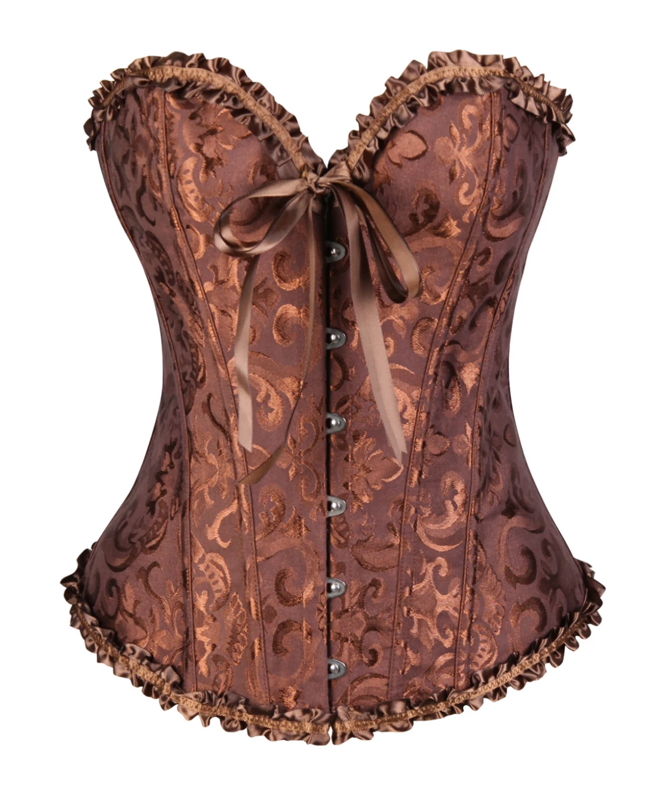 Sexy Vintage Corset Tops Floral Sexy