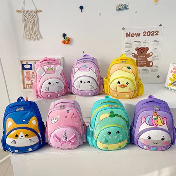 Best Selling Kids Schoolbags Waterproof Kindergarten Students Book Bags Lovely Cartoon Backpacks