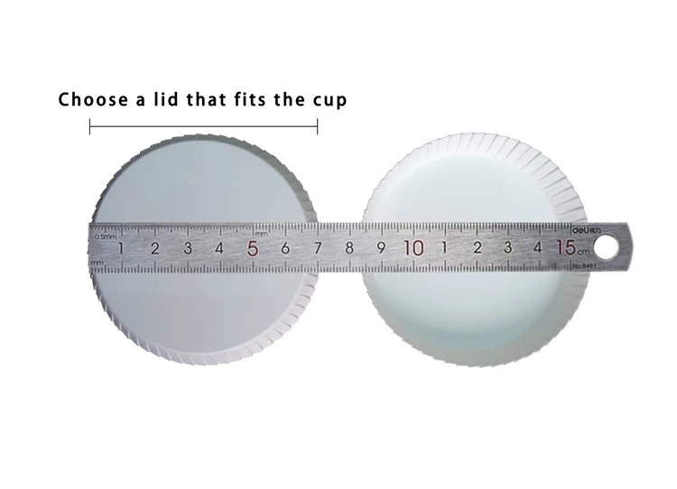 Custom Made Factory Wholesale Hotel Use Disposable Paper Lid Universal  Coffee Drink Paper Cup Lid Cover for Cups
