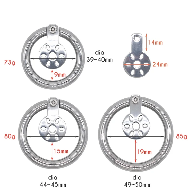 Solid Metal Ball Inverted Chastity Cage for Men Stainless Steel Negative Penis Rings BDSM Adults Sissy Couple Sex Toys Shop