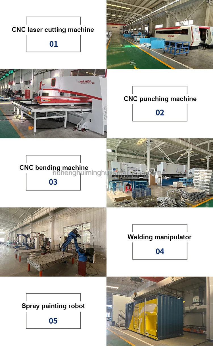 Sheet Metal Manufacturers Laser Cutting Service Black Powder Coating