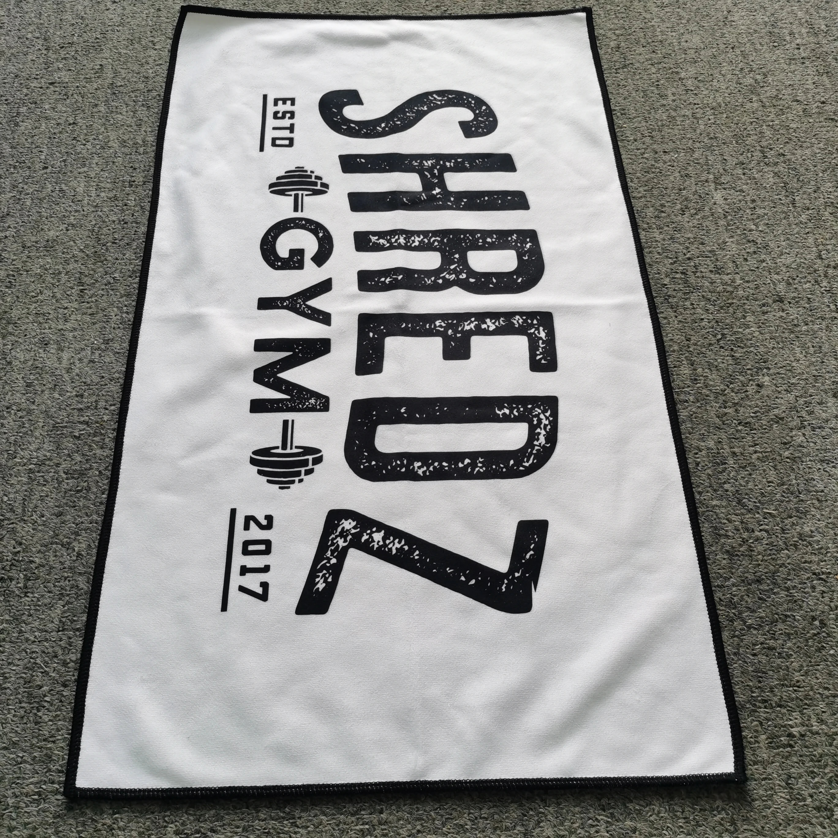 Hot Sale Customized Logo Terry Microfiber 100% Polyester  Promotional Towel Rally Gym Sports Towel