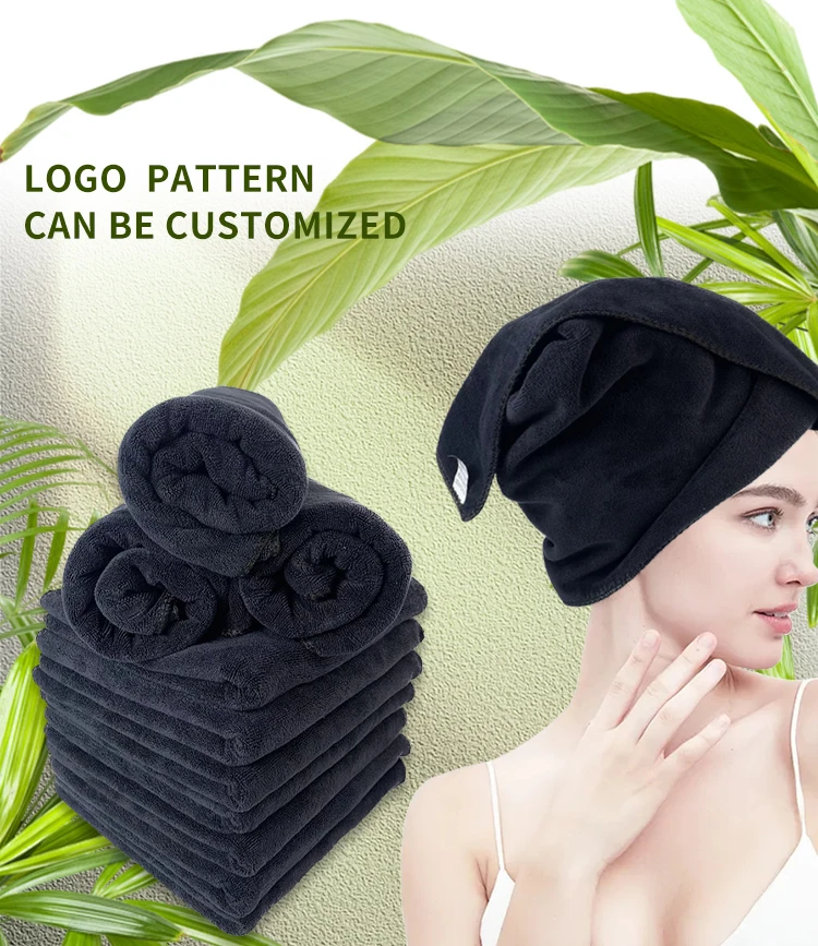 Black Bleach Proof Bleach Safe Bleach Resistant Hand Towels For Salon