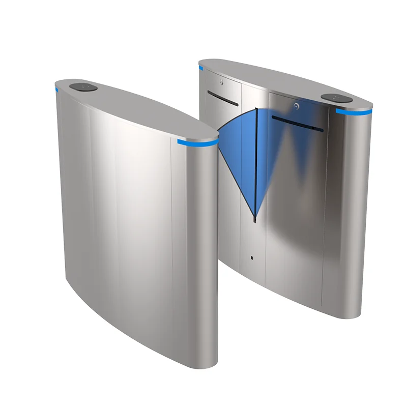 New baffle gate security turnstile  with rfid card reader