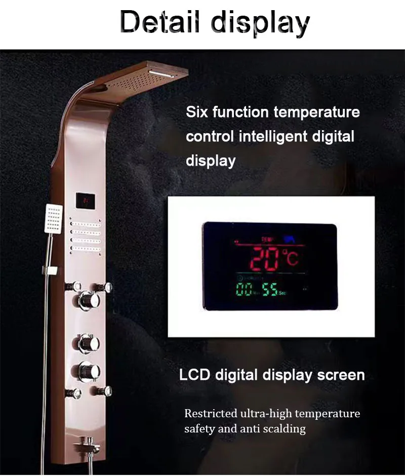 2024 Custom Digital Display Waterfall Shower Panel Hot Sale Shower Head   H9fa9f9d1c8ad43ae9bb35068f4d20a20W 