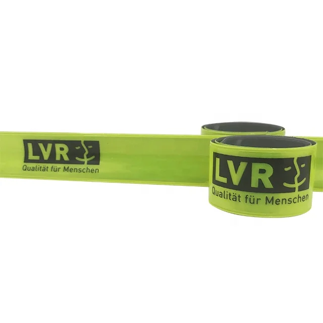 Светоотражающие браслеты с логотипом на