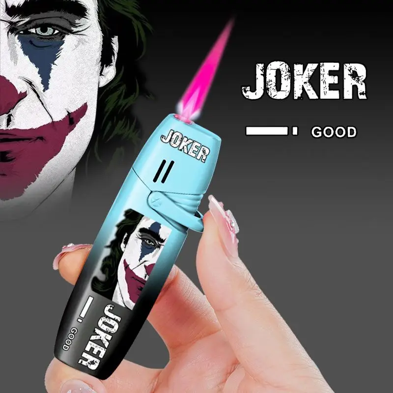 anime cigarette lighter Anime One Piece Butane Lighter Windproof Red Flame Cigarette Lighter