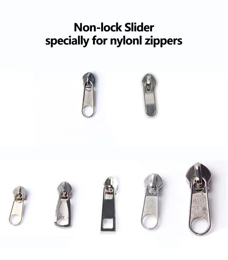 Multiple Styles Zipper Pull Tabs Wholesale Zipper Slider For Bag