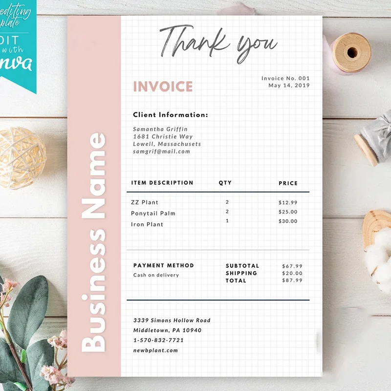 Высокое качество по индивидуальному заказу дубликат безуглеродистые получения счета-фактуры, книга счета-фактуры Книжное производство 2/3/4 части безуглеродистые