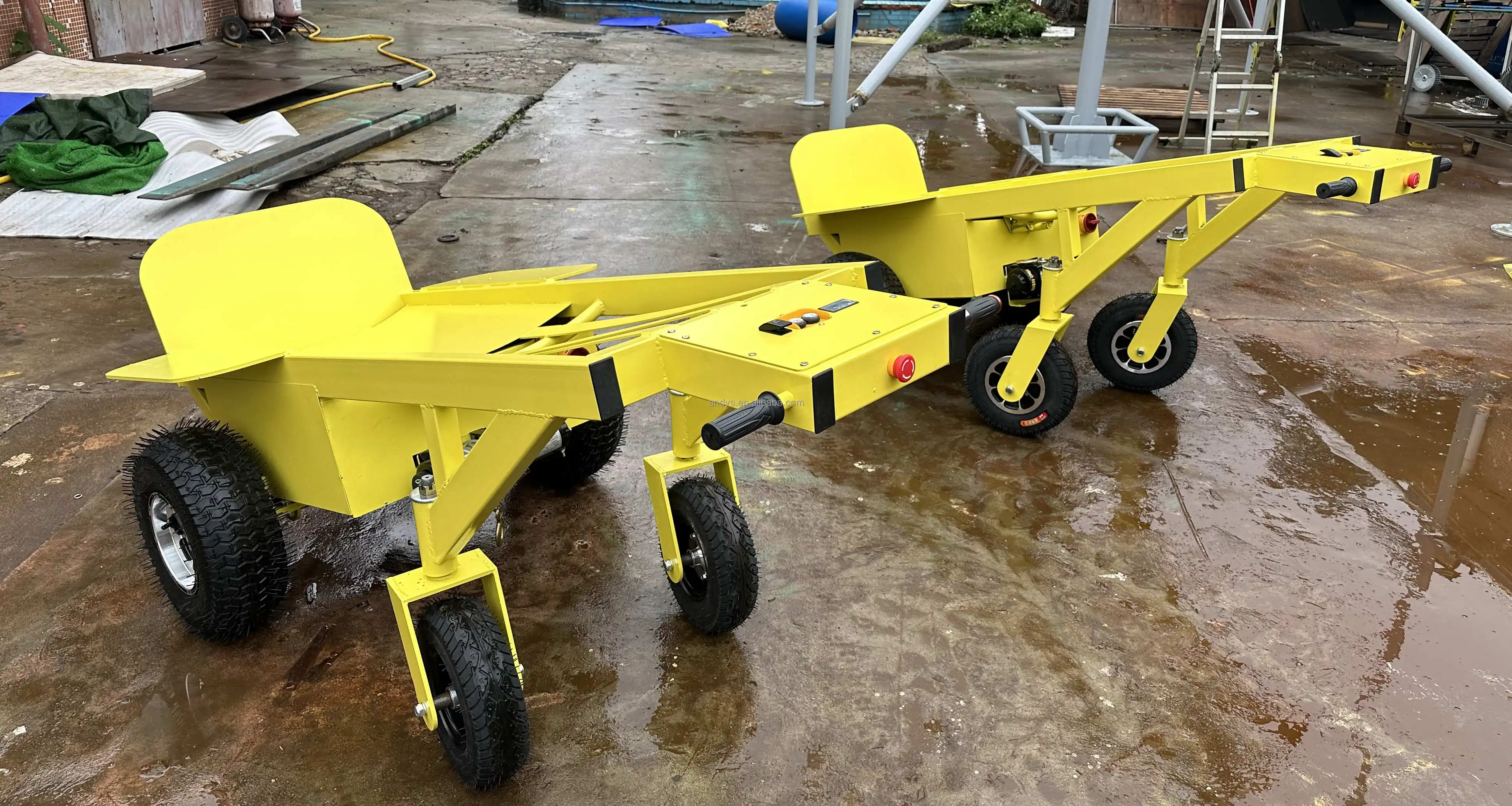 Heavy Duty And Power Plus Motorized Dolly With Wagon For Inflatables