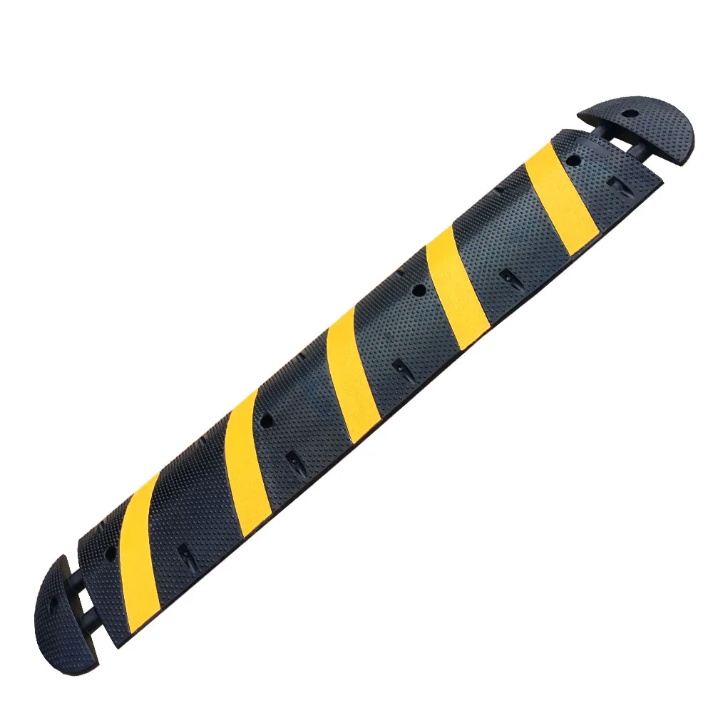 Reflective Rubber 30 Inch 6 Foot 1.83m Road Hump Speed Bump details