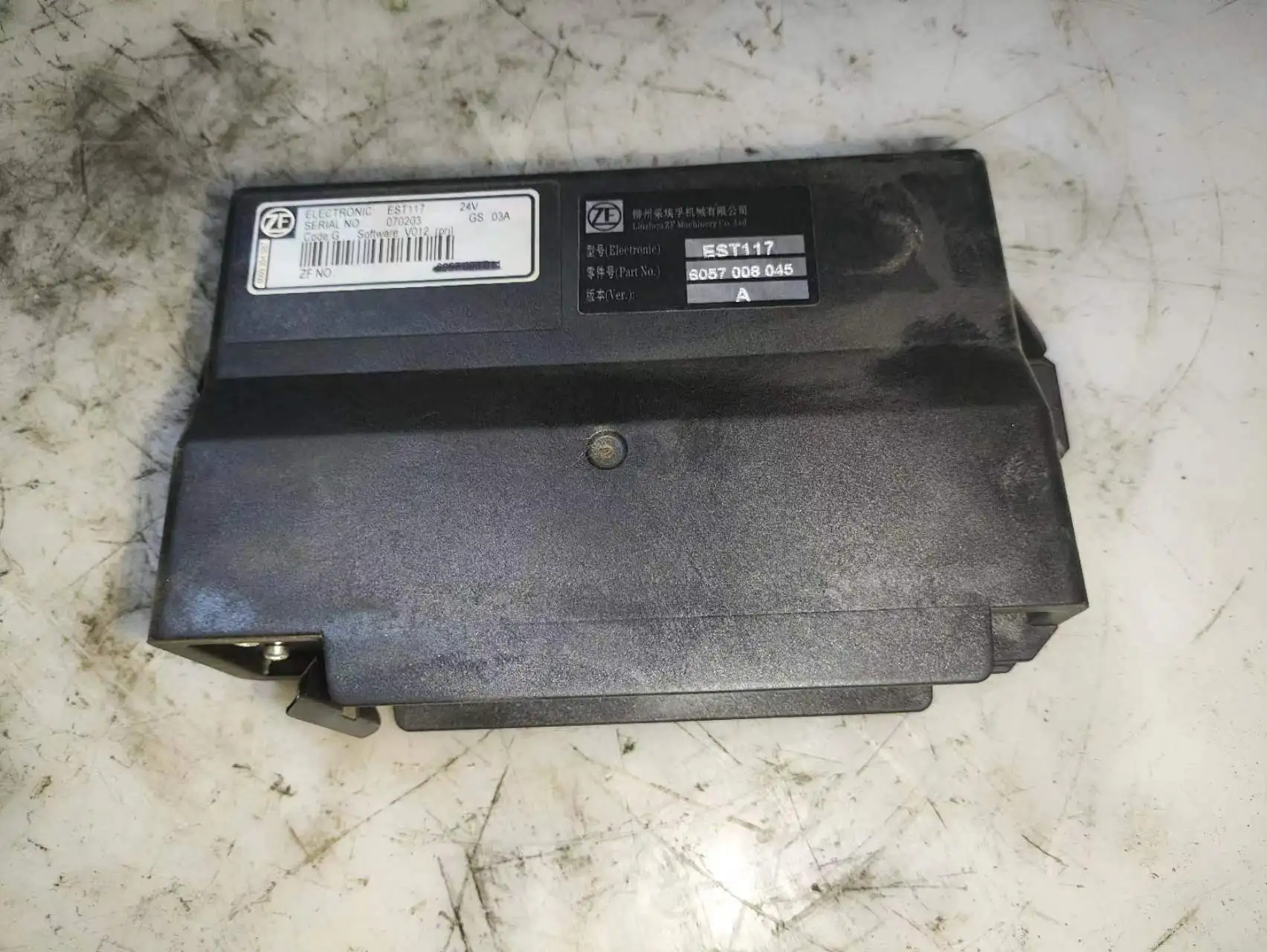 Wheel Loader ZF4WG200 ADVANCEWG200 Gearbox Computer Box 6057 008 011 6009 304 087