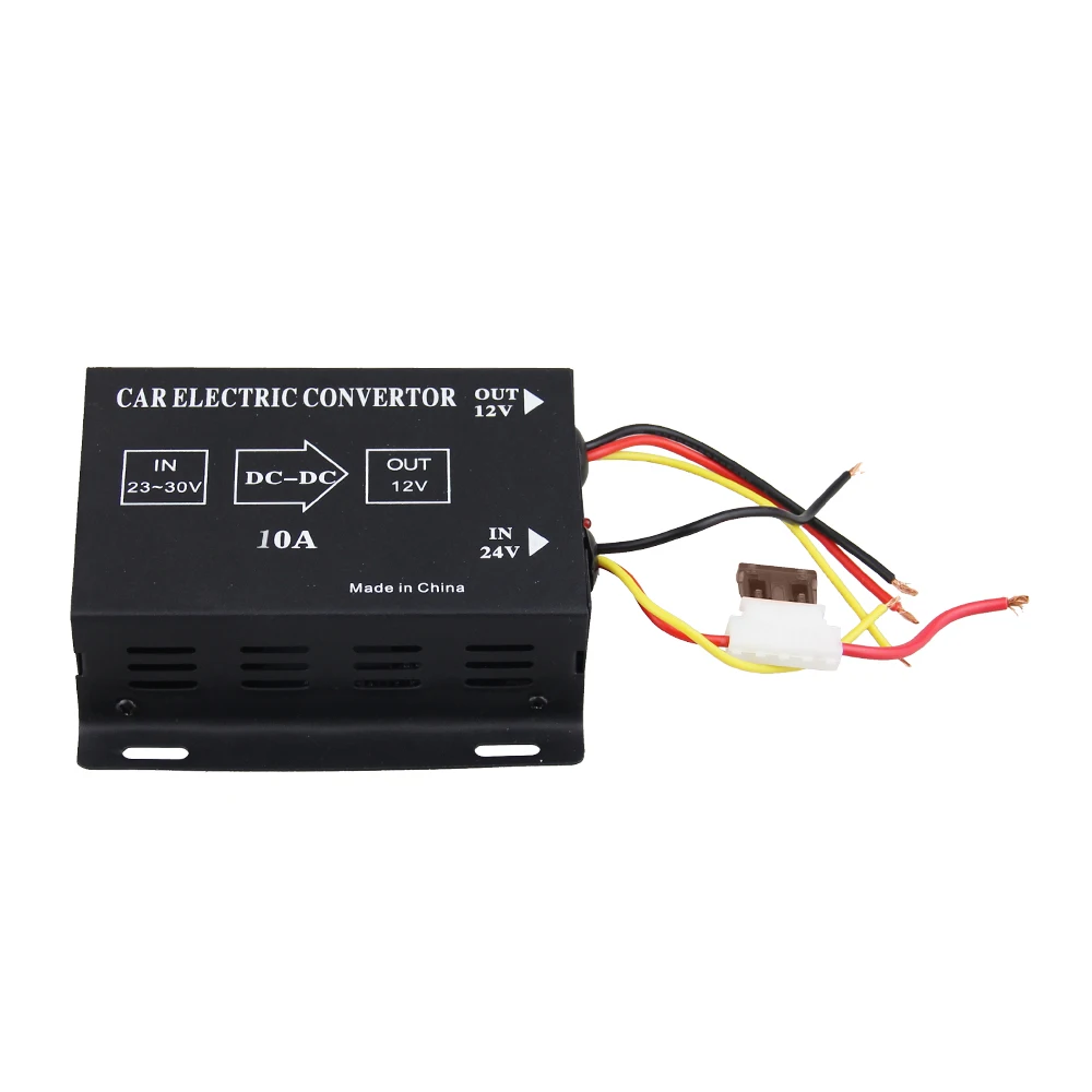 Car Dc Converter Electric Inverter Voltage Reducer 10a Dc 24v To 12v