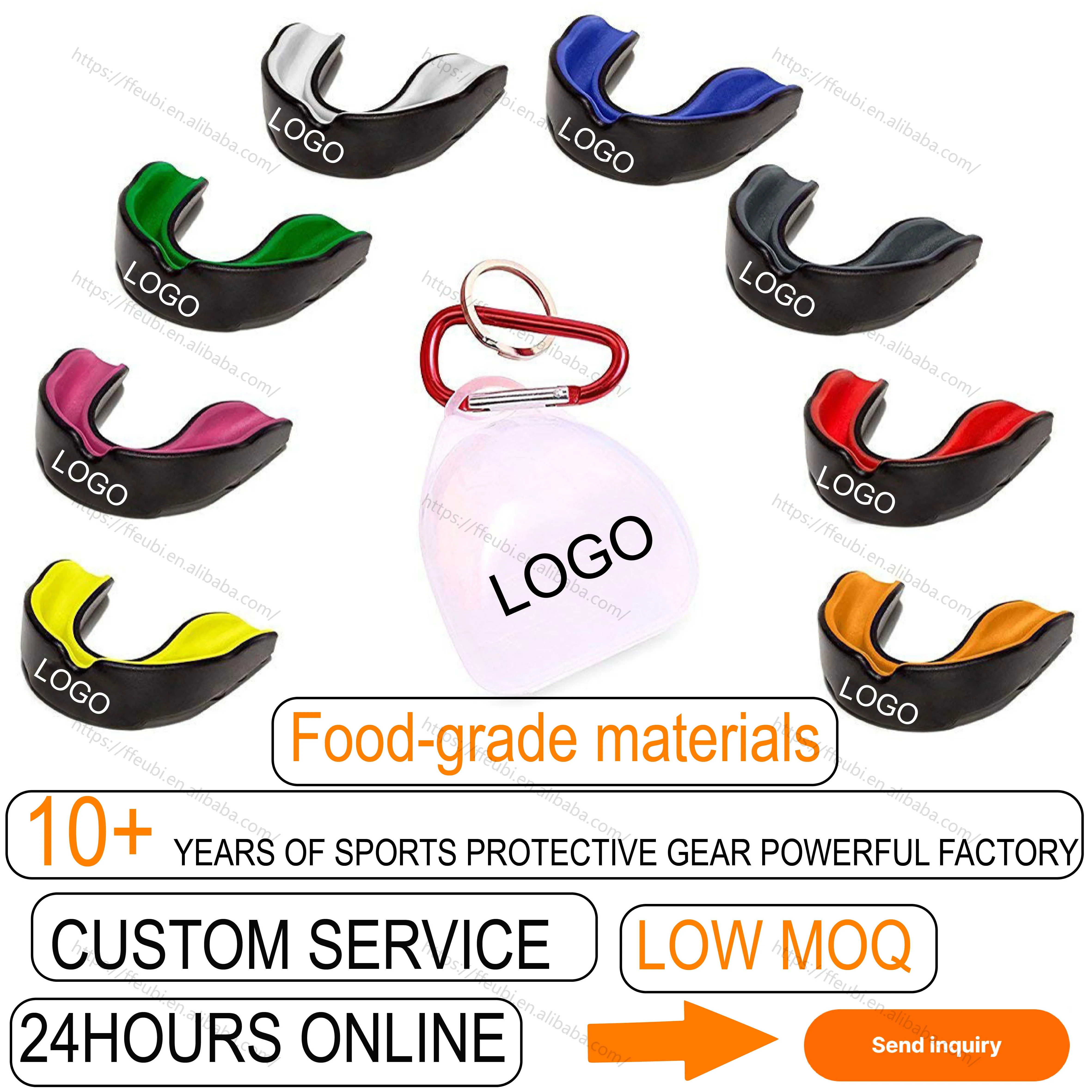 Custom Print Logo Sports Boxing Rugby Mouthpiece Mouth Guard
