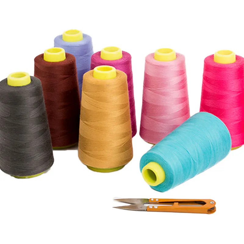 Hot Sale Machine Spun Madeira 100% Polyester Embroidery Hilo De Costura ...