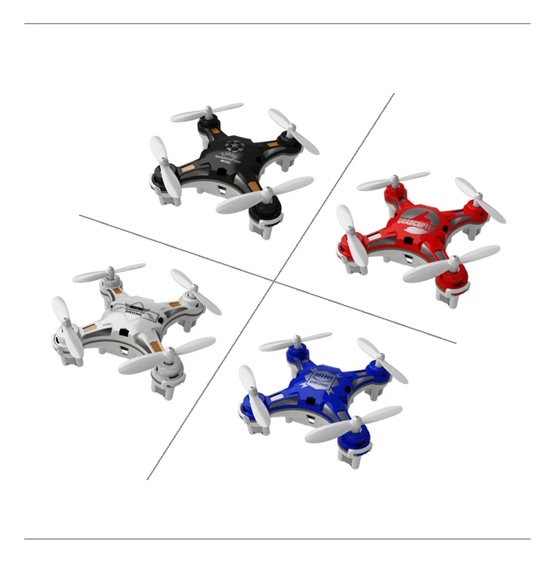 FQ777-124 Mini Drone Pocket Drone 4CH 6Axis Gyro Nano Quadcopter RC  Helicopter