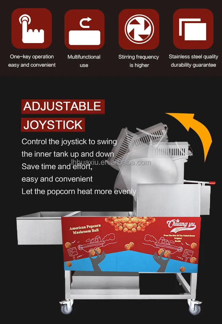 LR-PM-4 High Efficiency Popcorn Wholesale Industrial Machinery Popcorn